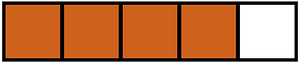 Orange-Brown Rectangle Fraction 4:5