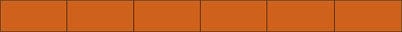 Orange-Brown Rectangle Fraction 6:6