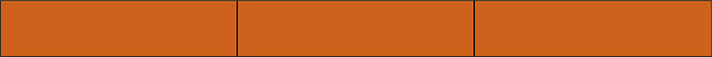 Orange-Brown Rectangle Fraction 3:3