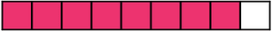 Pink Rectangle Fraction 8:9