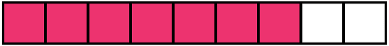 Pink Rectangle Fraction 7:9