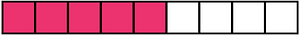 Pink Rectangle Fraction 5:9