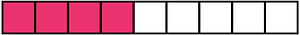 Pink Rectangle Fraction 4:9