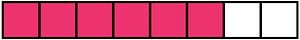 Pink Rectangle Fraction 6:8