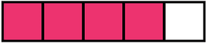 Pink Rectangle Fraction 4:5