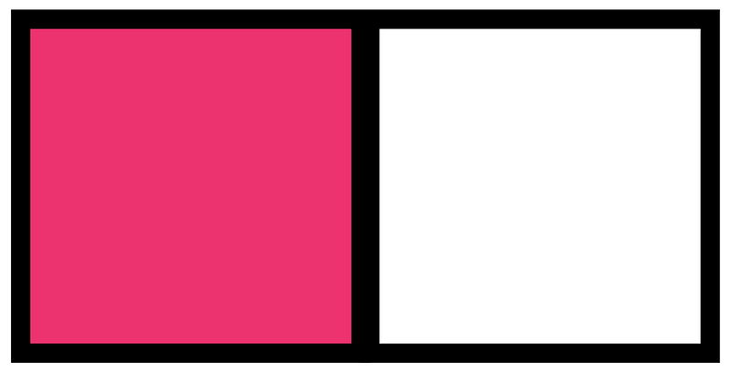 Pink Rectangle Fraction 1:2