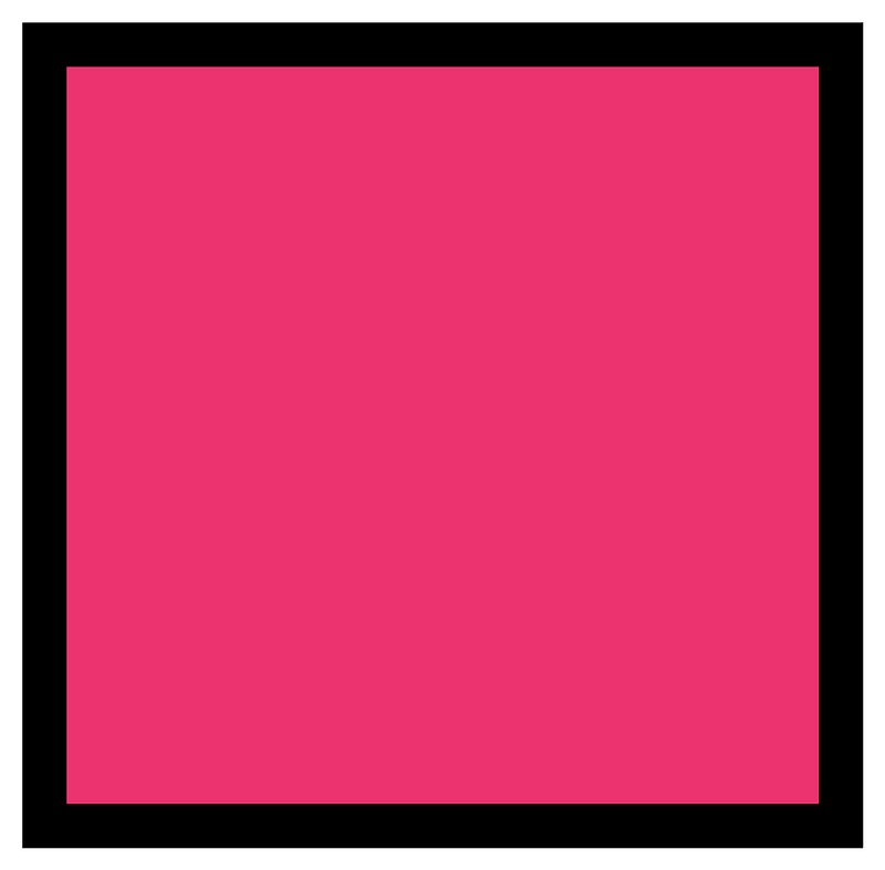 Pink Rectangle Fraction 1:1