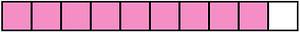 Purple Rectangle Fraction 9:10