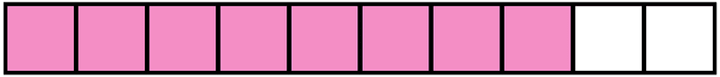 Purple Rectangle Fraction 8:10