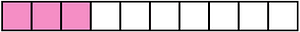 Purple Rectangle Fraction 3:10