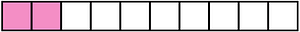 Purple Rectangle Fraction 2:10