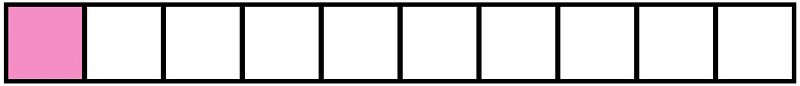 Purple Rectangle Fraction 1:10