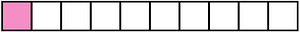 Purple Rectangle Fraction 1:10