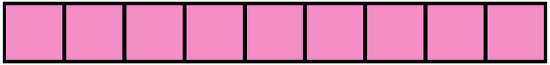 Purple Rectangle Fraction 9:9