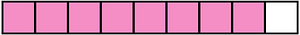 Purple Rectangle Fraction 8:9