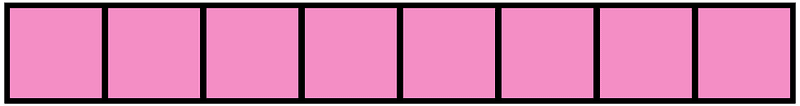 Purple Rectangle Fraction 8:8