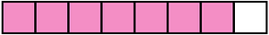Purple Rectangle Fraction 7:8