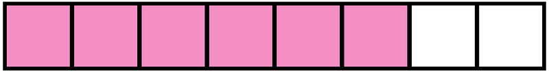 Purple Rectangle Fraction 6:8