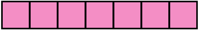 Purple Rectangle Fraction 7:7