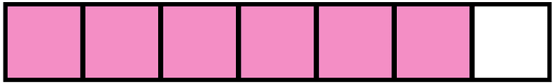 Purple Rectangle Fraction 6:7