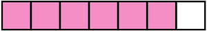 Purple Rectangle Fraction 6:7