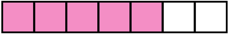 Purple Rectangle Fraction 5:7