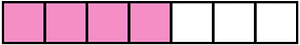 Purple Rectangle Fraction 4:7