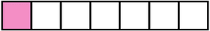Purple Rectangle Fraction 1:7
