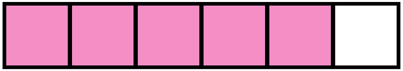 Purple Rectangle Fraction 5:6