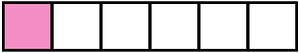 Purple Rectangle Fraction 1:6