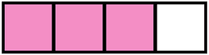 Purple Rectangle Fraction 3:4