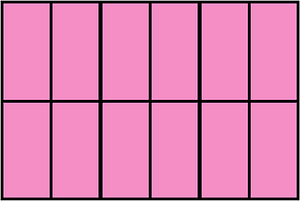 Purple Rectangle Fraction 12:12