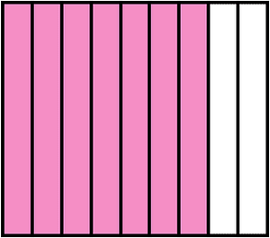 Purple Rectangle Fraction 7:9