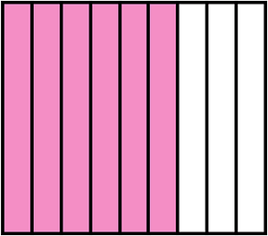 Purple Rectangle Fraction 6:9