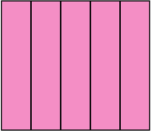 Purple Rectangle Fraction 5:5