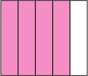 Purple Rectangle Fraction 4:5