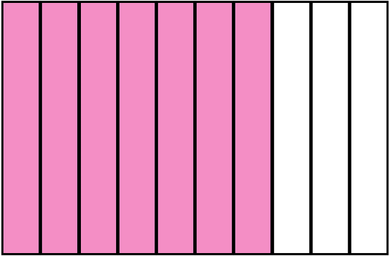Purple Rectangle Fraction 7:10