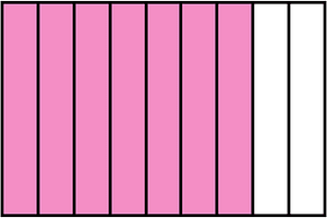 Purple Rectangle Fraction 7:9