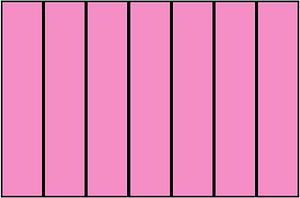 Purple Rectangle Fraction 7:7