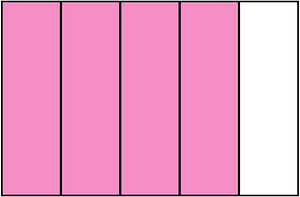 Purple Rectangle Fraction 4:5