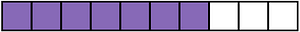 Violet Rectangle Fraction 7:10
