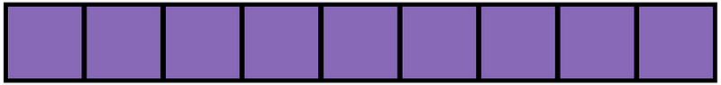 Violet Rectangle Fraction 9:9