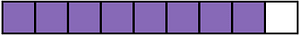 Violet Rectangle Fraction 8:9