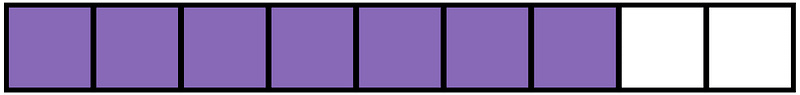 Violet Rectangle Fraction 7:9