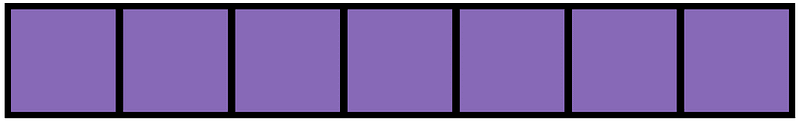 Violet Rectangle Fraction 7:7