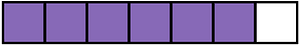 Violet Rectangle Fraction 6:7