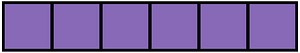 Violet Rectangle Fraction 6:6