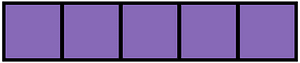 Violet Rectangle Fraction 5:5
