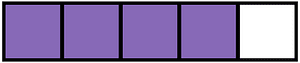 Violet Rectangle Fraction 4:5