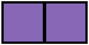 Violet Rectangle Fraction 2:2